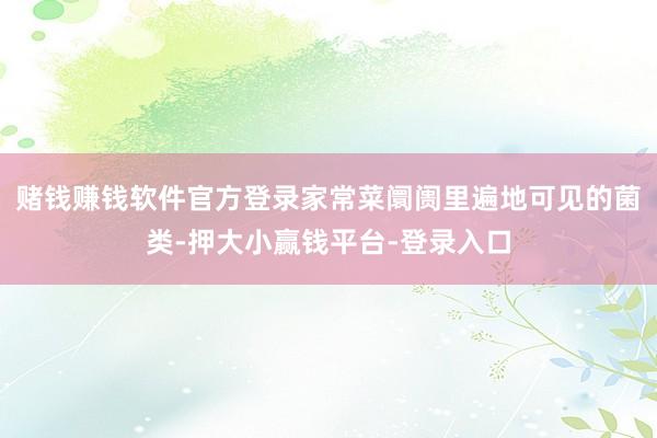 赌钱赚钱软件官方登录家常菜阛阓里遍地可见的菌类-押大小赢钱平台-登录入口
