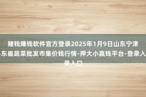 赌钱赚钱软件官方登录2025年1月9日山东宁津县东崔蔬菜批发市集价钱行情-押大小赢钱平台-登录入口