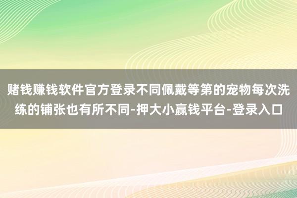 赌钱赚钱软件官方登录不同佩戴等第的宠物每次洗练的铺张也有所不同-押大小赢钱平台-登录入口