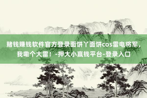 赌钱赚钱软件官方登录面饼丫面饼cos雷电将军，我嘞个大雷！-押大小赢钱平台-登录入口